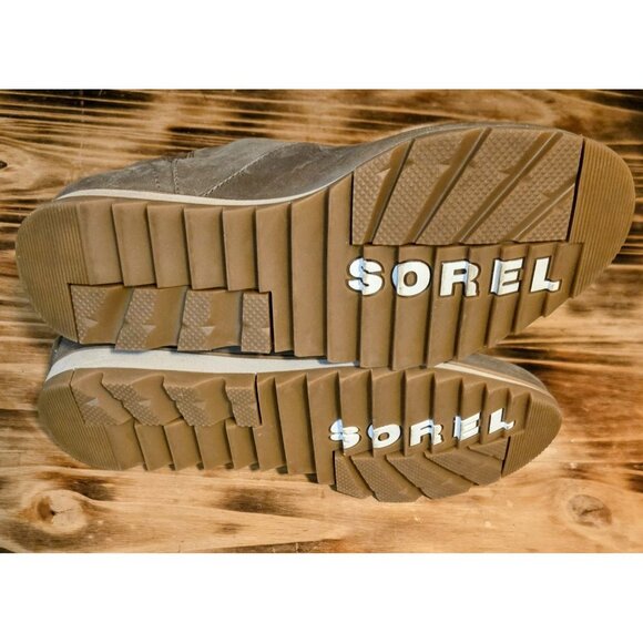 Sorel Harlow Leather Ankle Bootie Boots Womens Size 9 Waterproof Side Zip NEW - Picture 7 of 12